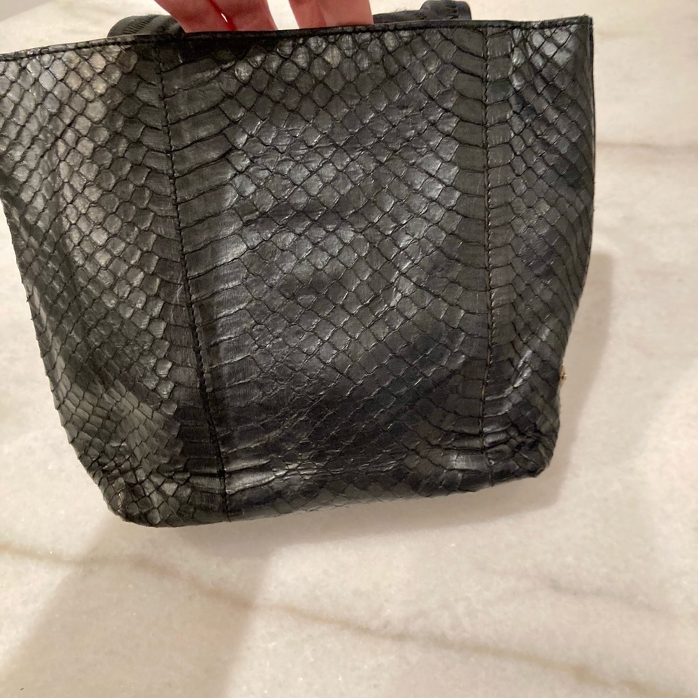 Prada Black Python Mini Tote - Picture 8 of 16